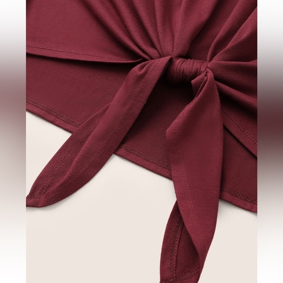 BloomChic Plus Size 2XL Plain Crew Neck Ties T-shirt us18-20 - Picture 5 of 7